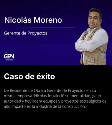 Cover Caso de Exito - Nicolas Moreno